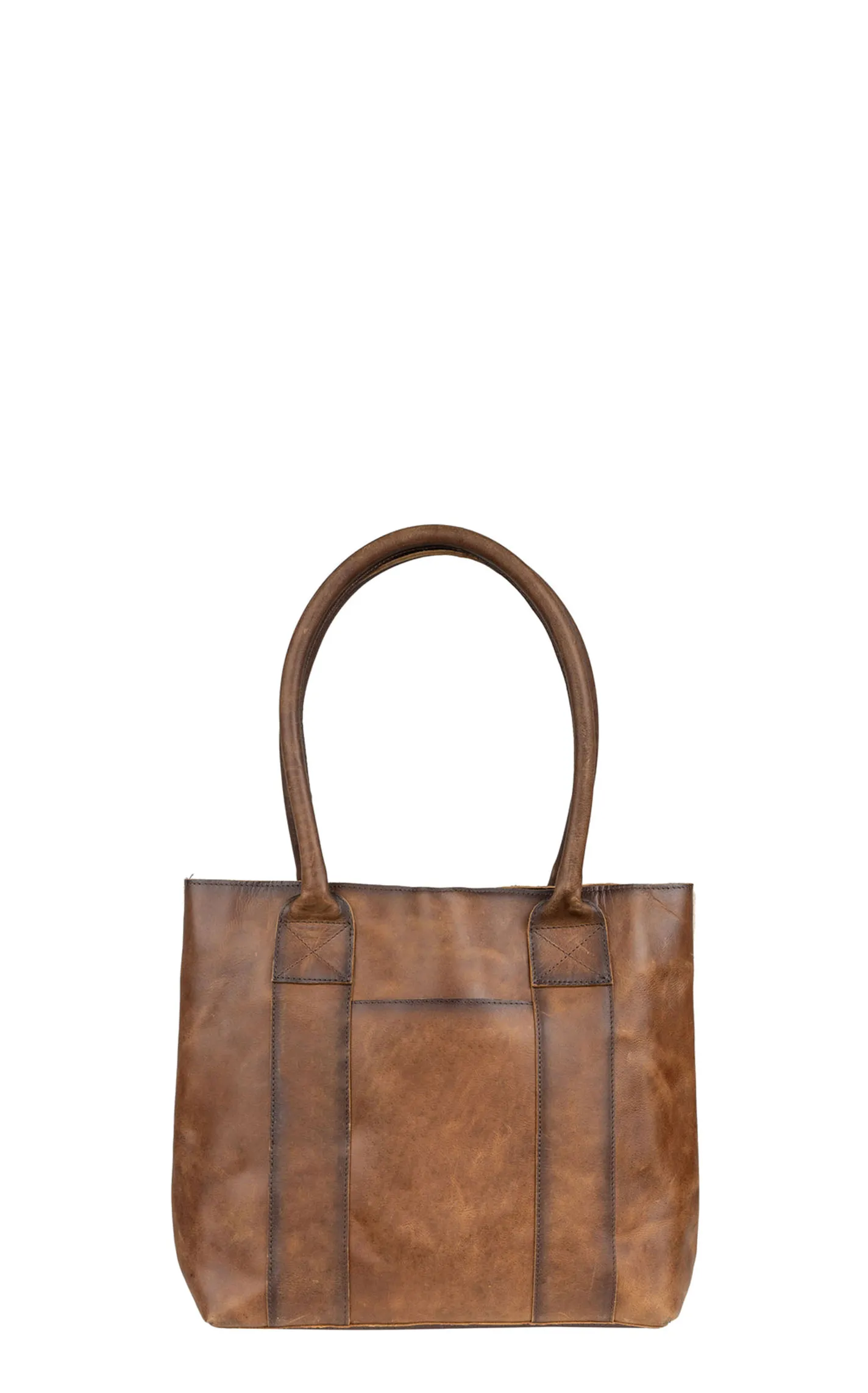 STS Ranchwear Cowhide Hair On Hide Serengeti Concho Tote Bag