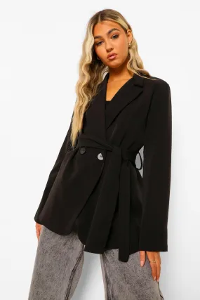 Tall Belted Wrap Blazer