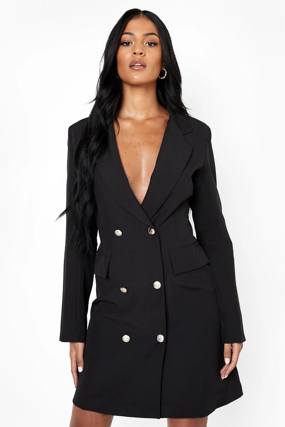 Tall Woven Blazer Dress