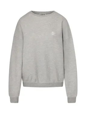 terne Oversized Crewneck Heather Grey Sweatshirt