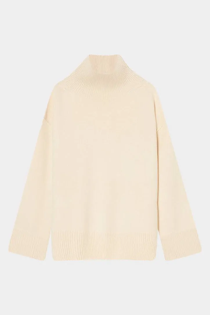 THE CLASSIC TURTLENECK - ECO WHITE