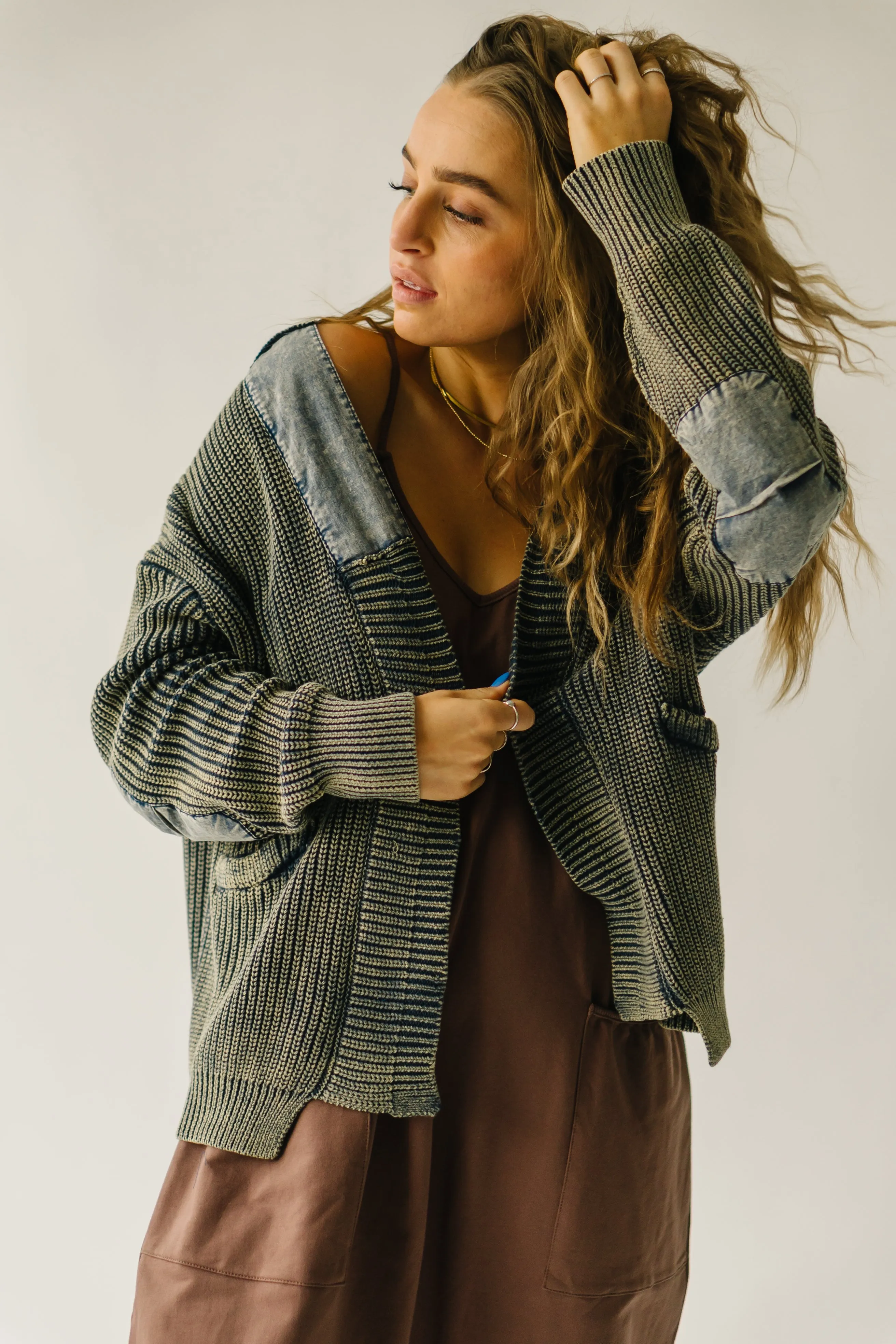 The Tonopah Mineral-Washed Cardigan in Navy