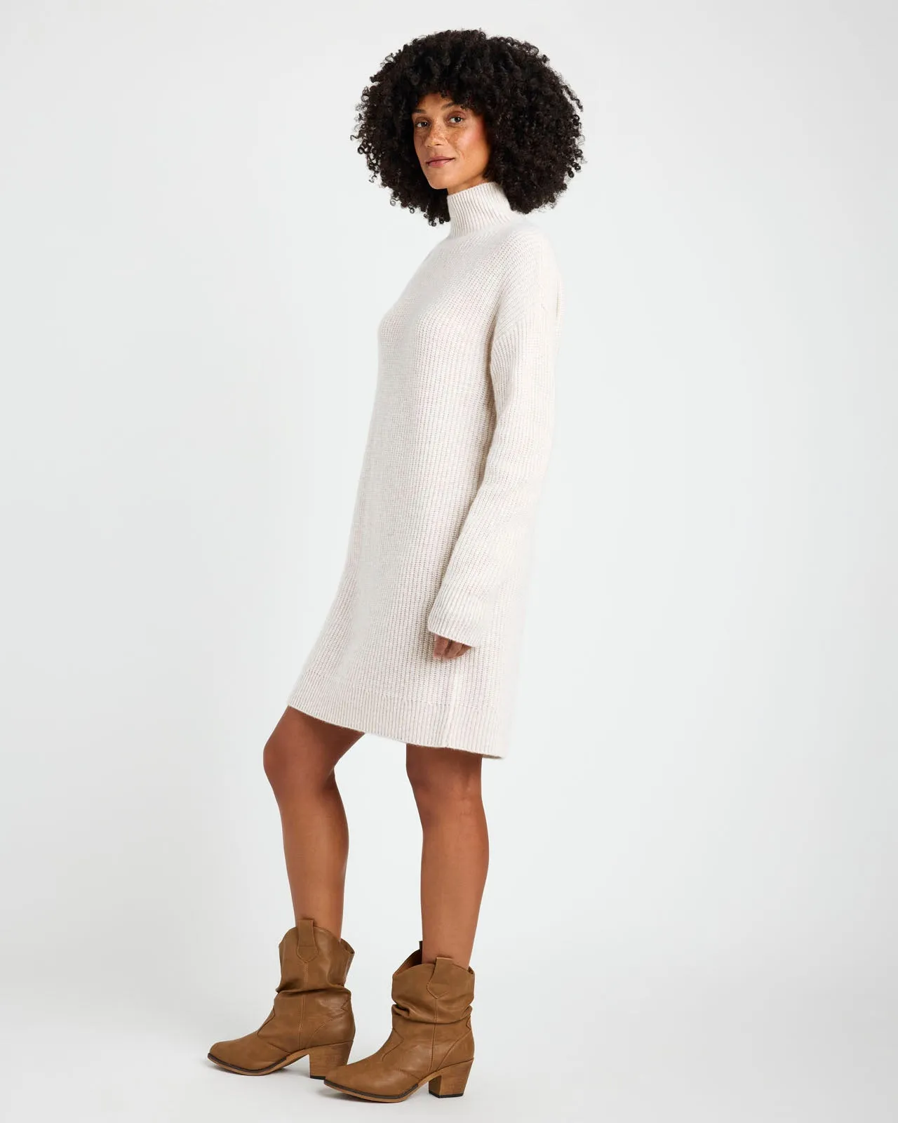 Tori Cashmere Tunic Sweater Dress