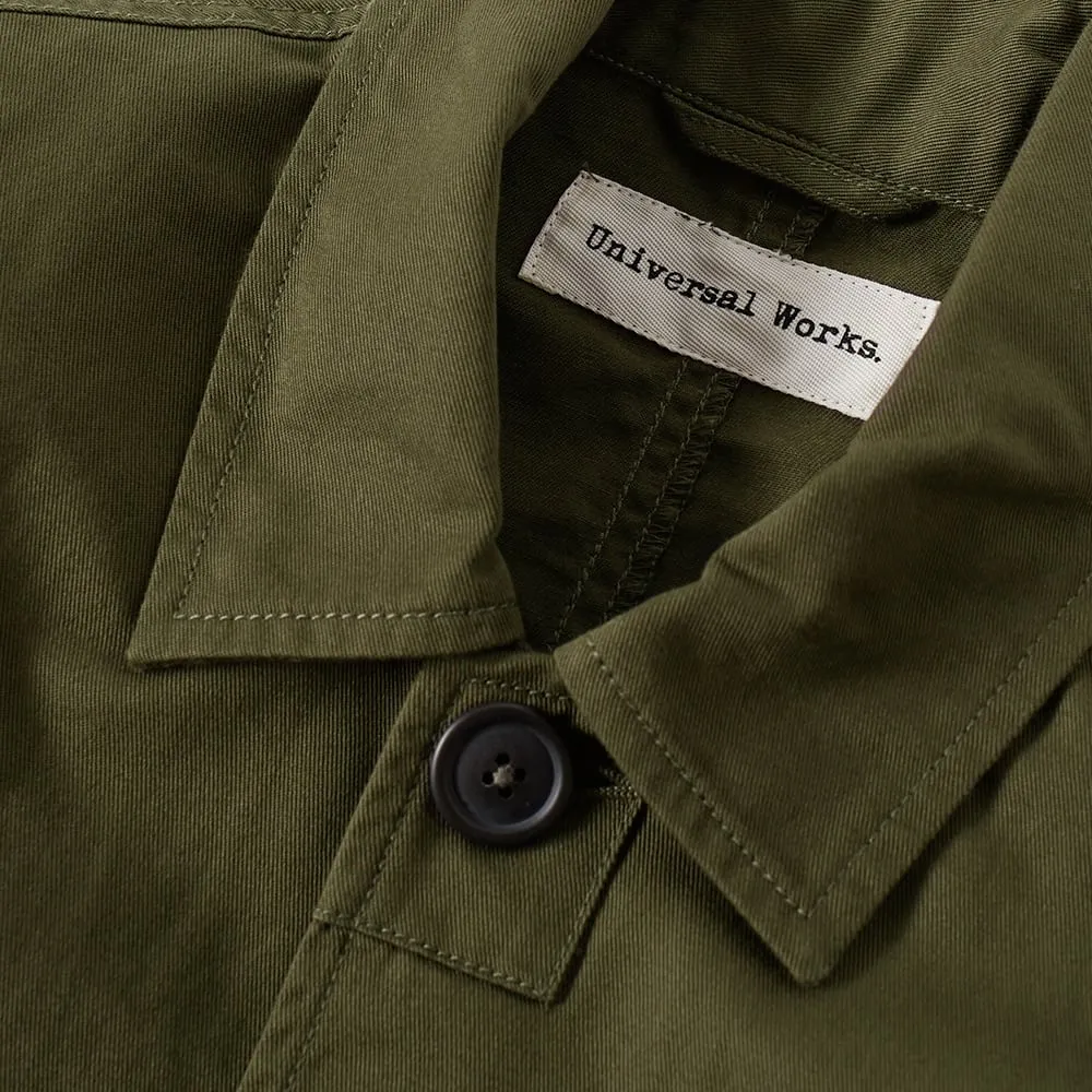 Universal Works Bakers JacketOlive Twill