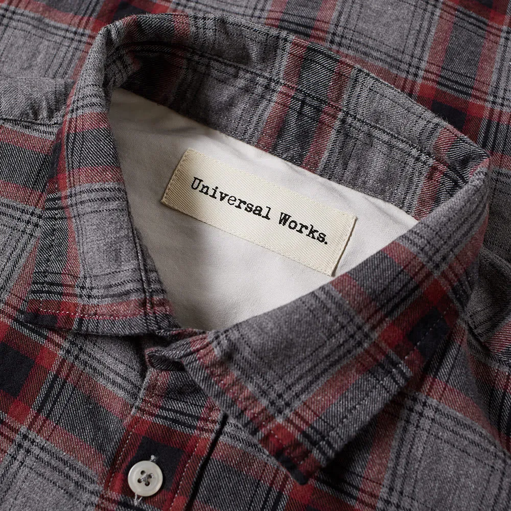 Universal Works Lumber Check ShirtGrey