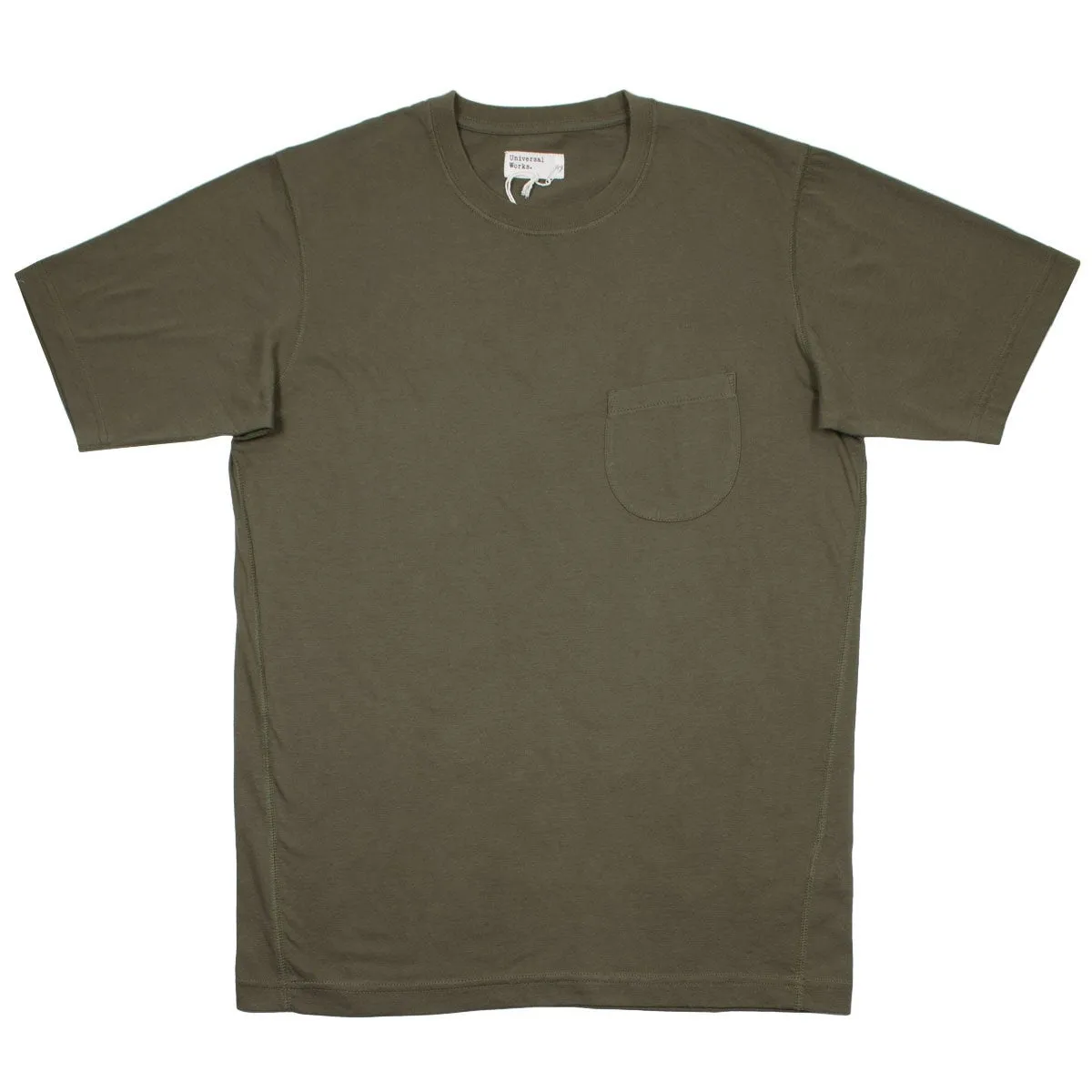 Universal Works - Pocket Tee Single Jersey - Olive