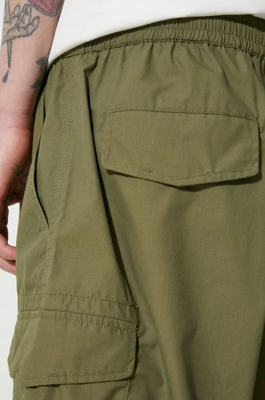 Universal Works shorts Parachute Short men's green color 30159.OLIVE