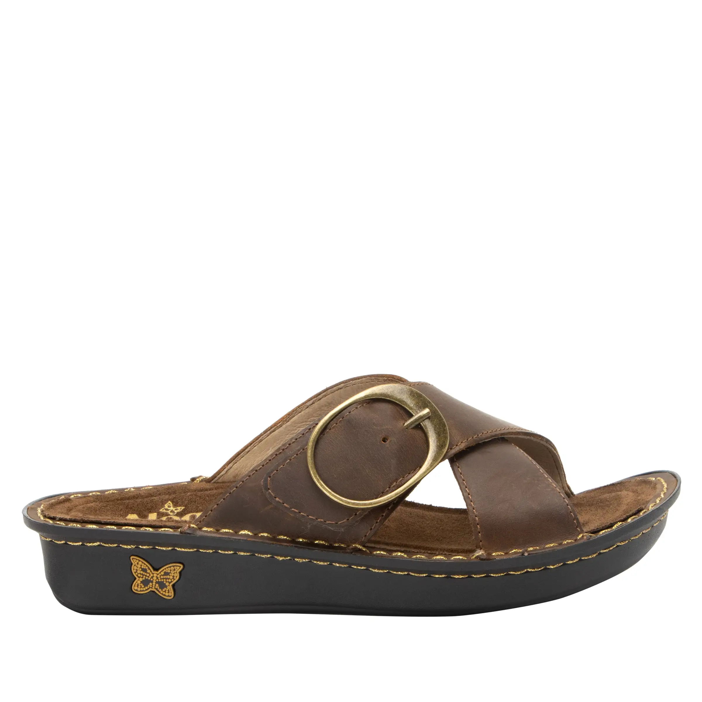 Vanya Oiled Brown Sandal