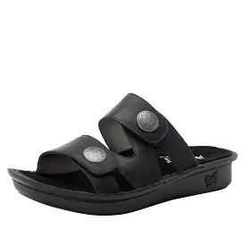 Violette Oiled Black Sandal