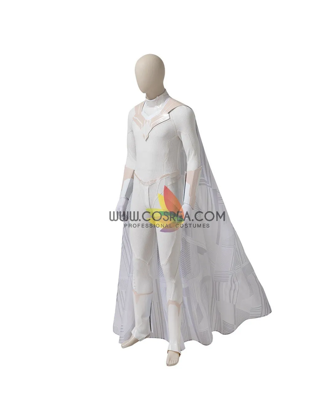 White Vision Cosplay Costume