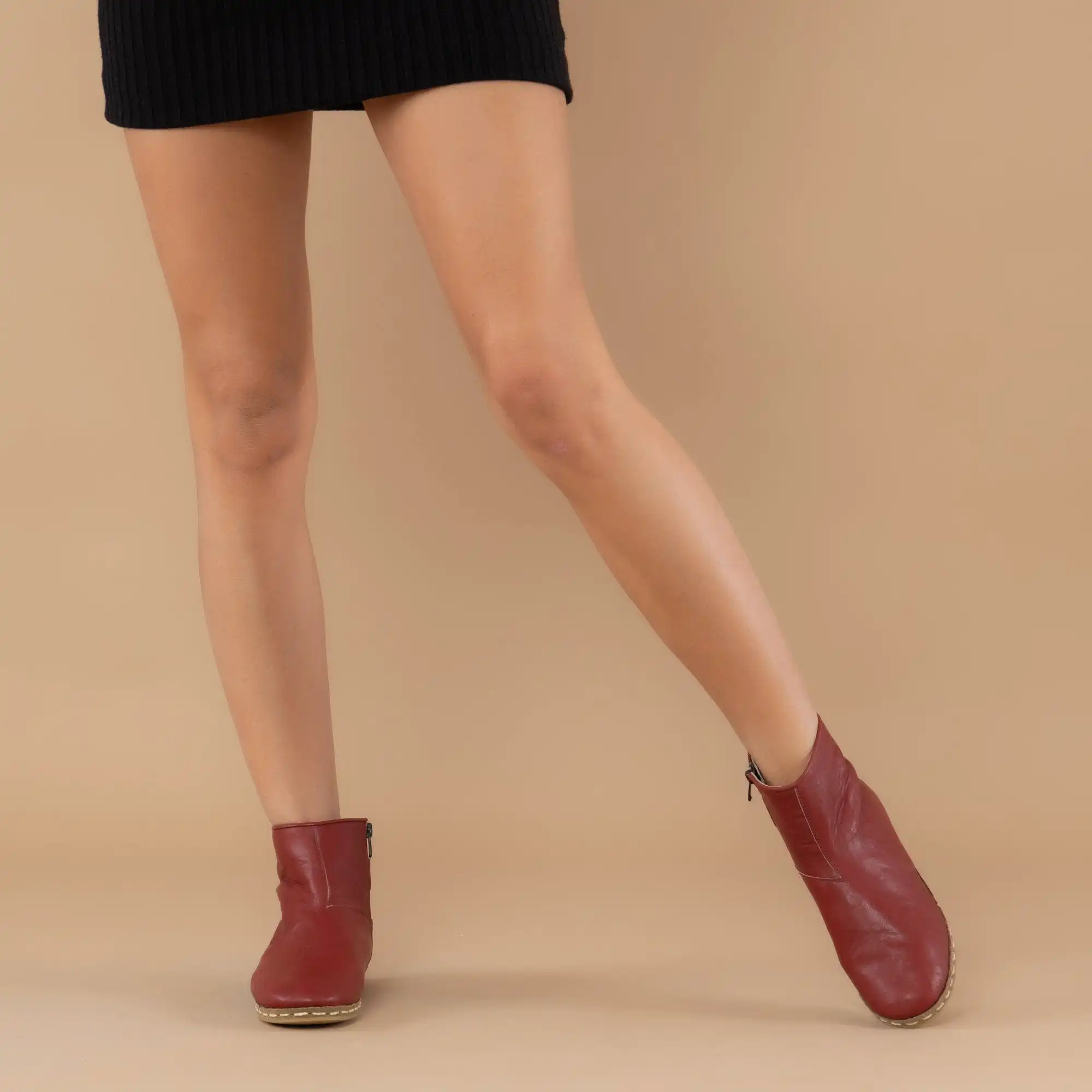 Women's Burgundy Boots