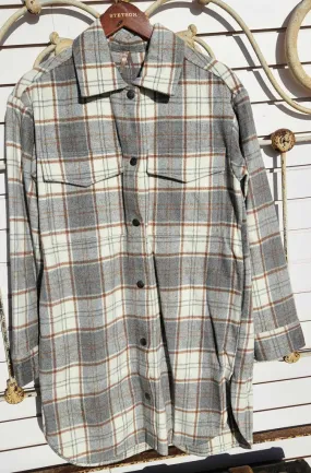 Women's Stetson Plaid Oversized Jacket