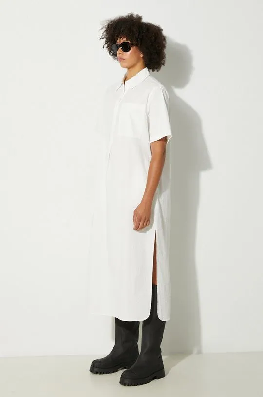 Wood Wood cotton dress Audrey white color