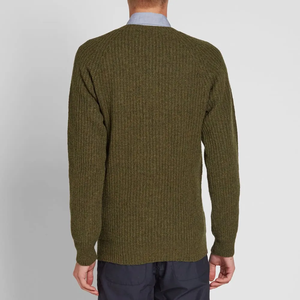 YMC Rib Crew KnitLoden