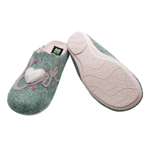 Zapatilla de casa fieltro Love you de Marpen Slippers