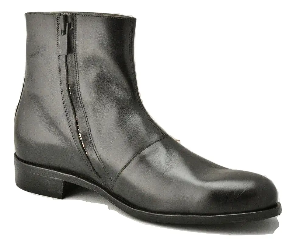 Zip Sided Boot  | Black | Calf