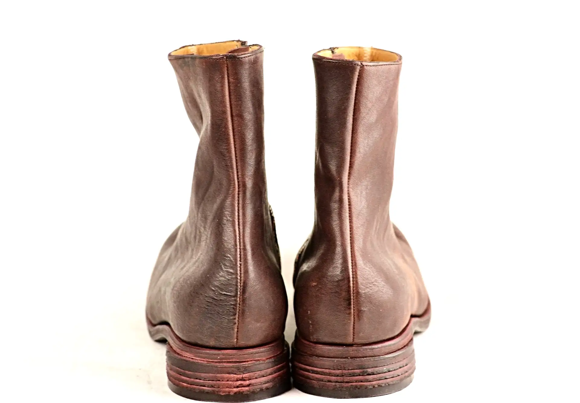 Zip Sided Boot  |  Burgundy Mustang